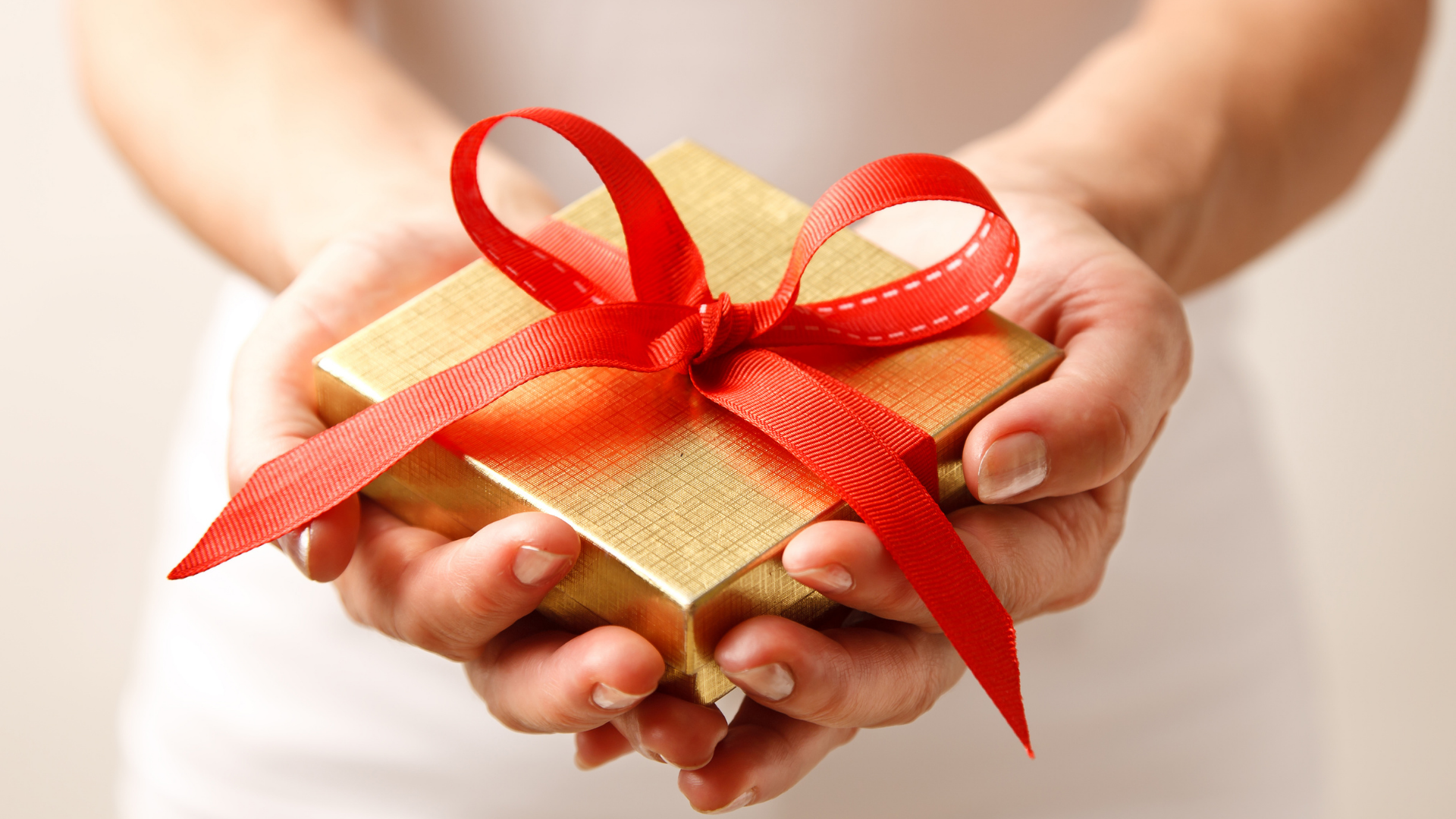 Person Offering Gift