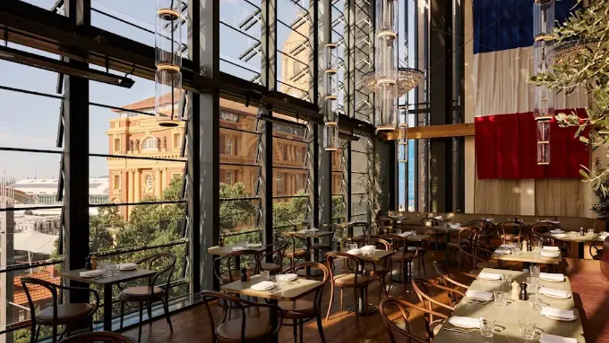 origine bistro window view dining room.webp