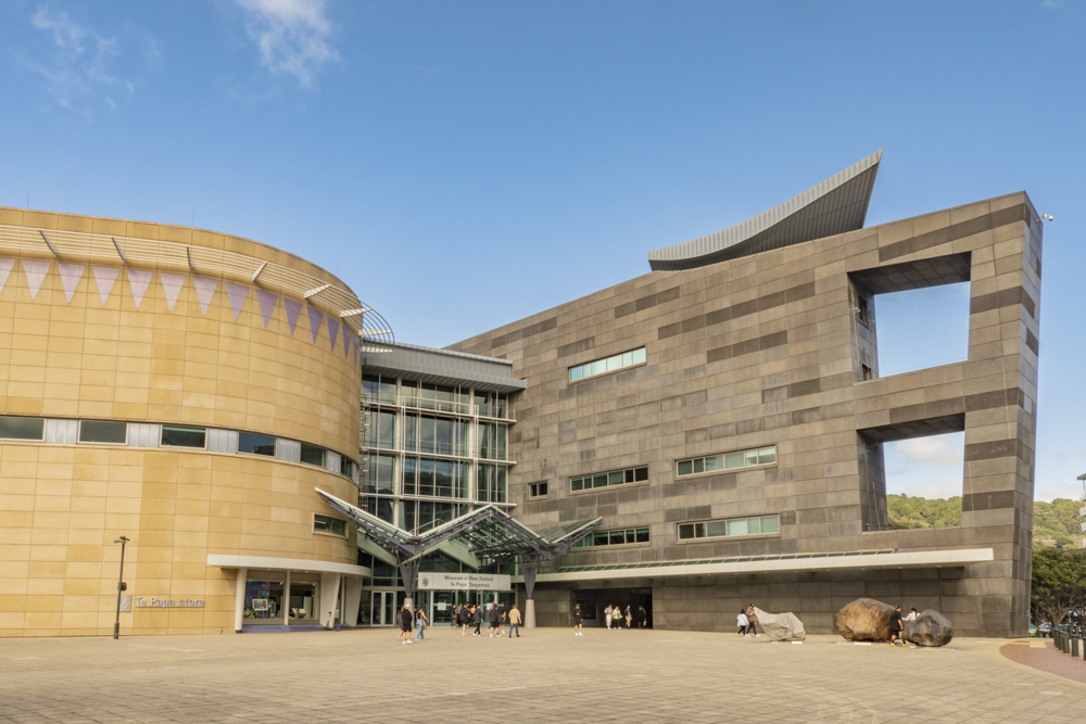Museum of New Zealand Te Papa Tongarewa on the Wellington waterfront